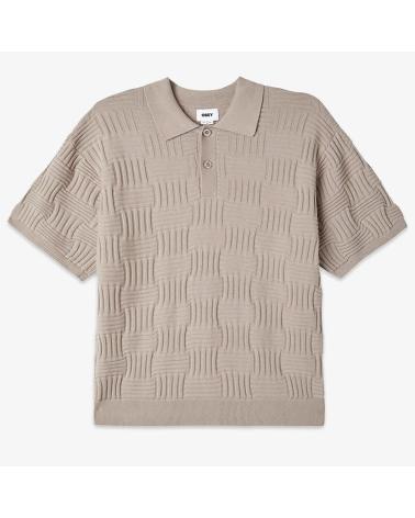 OBEY POLO SWEATER ALFRED SILVER G MULTICOLOR MULTICOLOR