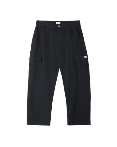OBEY PANTALÓN CARGO BIGWIG BAGGY TWILL NEGRO MULTICOLOR