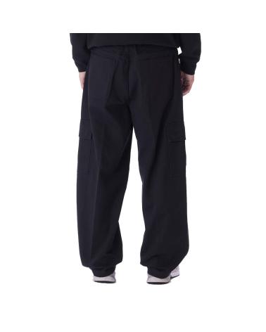 OBEY PANTALÓN CARGO BIGWIG BAGGY TWILL NEGRO MULTICOLOR