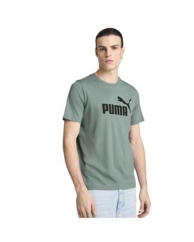 T-SHIRT PUMA ESSENTIALS N°1 LOGO MOON 682533-30 VERT VERDE