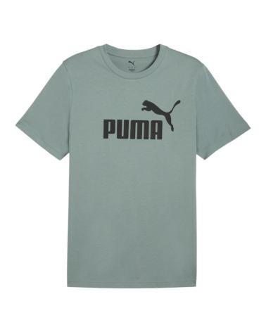 T-SHIRT PUMA ESSENTIALS N°1 LOGO MOON 682533-30 VERT VERDE