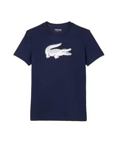 LACOSTE CAMISETA SPORT CON COCODRILO EN 3D TEE-SHIRT 525 NAVY BLUE-W