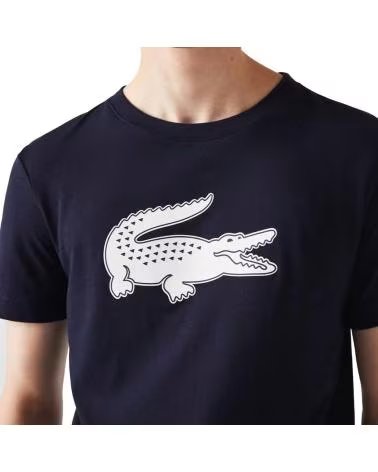 LACOSTE CAMISETA SPORT CON COCODRILO EN 3D TEE-SHIRT 525 NAVY BLUE-W