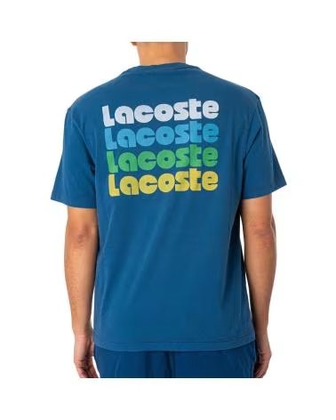 LACOSTE Camiseta T-Shirt en color azul para hombre AZUL
