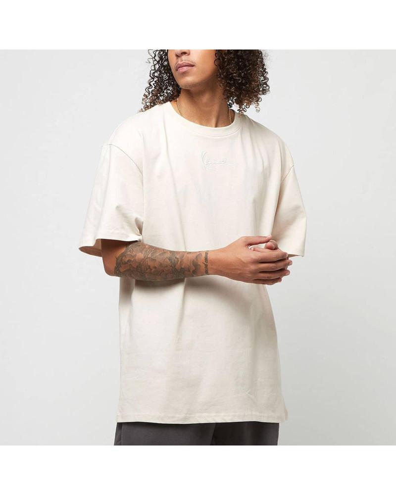 KARL KANI SMALL SIGNATURE ESSENTIAL CAMISETA BEGE MULTICOLOR