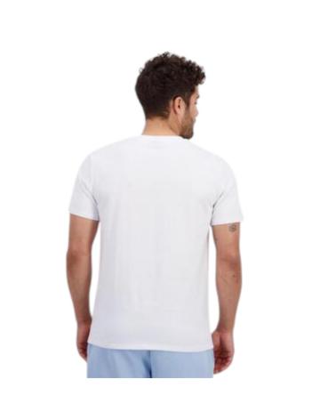 -ELLESSE-T-SHIRT ELLESSE GIACOMO SHR22414-908 BRANCA COM FAIXA MULTICOLORIDA-WHITE