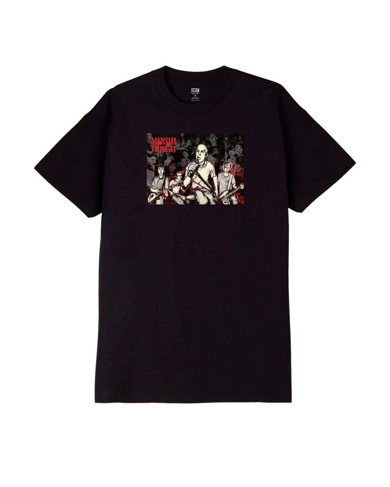 T-SHIRT OBEY JUST A MINOR THREAT NERA MULTICOLORE MULTICOLOR