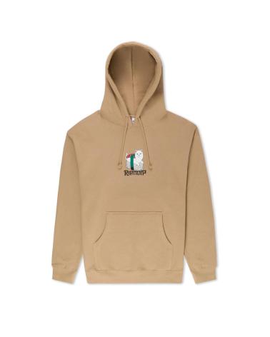 SUDADERA CON CAPUCHA RIPNDIP SUSHI NERM COLOR MARRÓN ARENA MULTICOLOR
