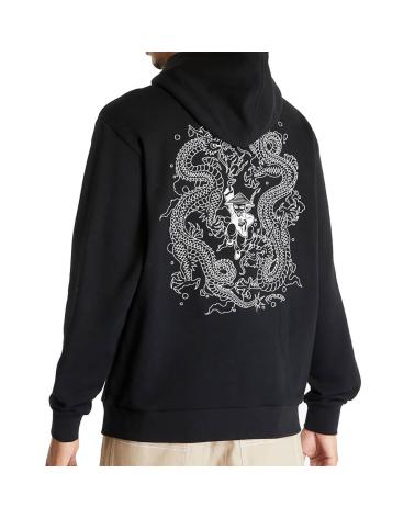 RIPNDIP RYU EMBROIDERED HOODIE IN BLACK MULTICOLOR
