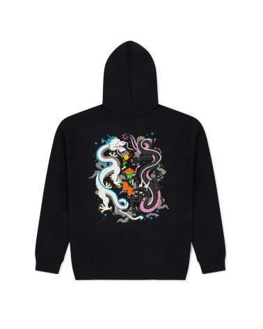 RIPNDIP RYU HOODIE SCHWARZ MEHRFARBIG MULTICOLOR