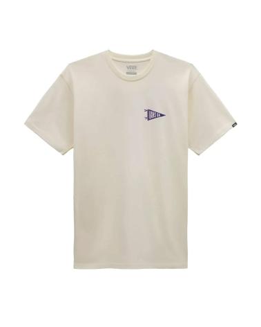CAMISETA VANS OFF THE WALL CAMP FLAG ANTIQUE WHITE MULTICOLOR MULTICOLOR