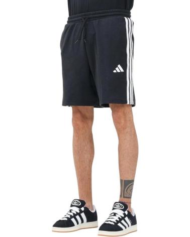 ADIDAS 3-STRIPES FRENCH TERRY SHORTS JE6414 BLACK NEGRO