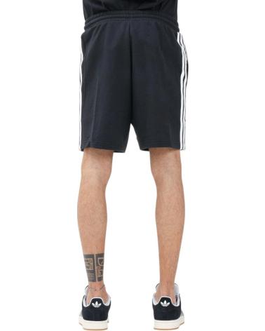 ADIDAS 3-STRIPES FRENCH TERRY SHORTS JE6414 BLACK NEGRO