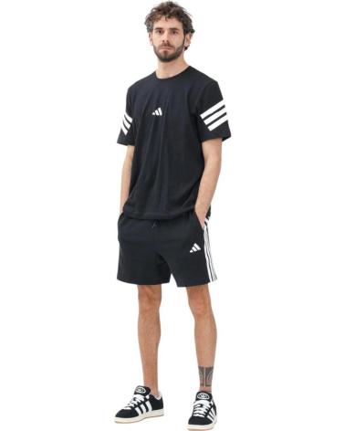 ADIDAS 3-STRIPES FRENCH TERRY SHORTS JE6414 BLACK NEGRO