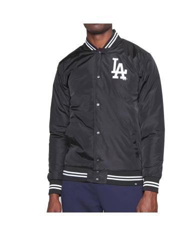 JAQUETA BOMBER '47 BRAND LOS ANGELES DODGERS PRETA MULTICOLOR