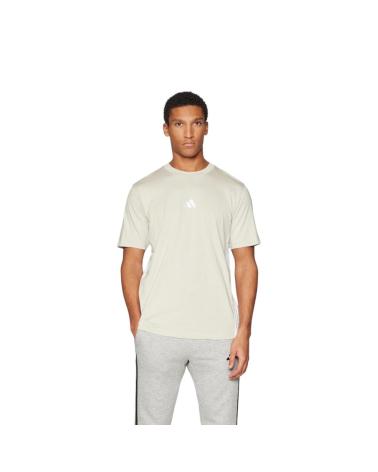 -ADIDAS-CAMISETA-3-BANDAS-SJ-T-ALUMINIO-JE6389-CASUAL-HOMBRE-BEIGE