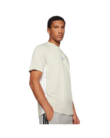-ADIDAS-CAMISETA-3-BANDAS-SJ-T-ALUMINIO-JE6389-CASUAL-HOMBRE-BEIGE