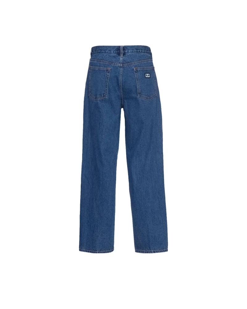 OBEY HARDWORK STONEWASH DENIM JEANS MULTICOLOR