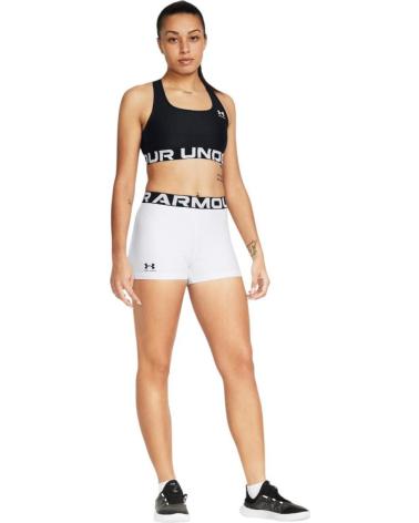 CALÇÃO UNDER ARMOUR HG SHORTY COMPRESSÃO BRANCO 1383629-100 CLARO