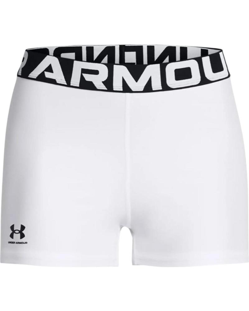 CALÇÃO UNDER ARMOUR HG SHORTY COMPRESSÃO BRANCO 1383629-100 CLARO