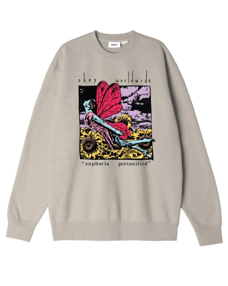 FELPA OBEY PREMIUM EUPHORIA PERSONIFIED SI MULTICOLORE MULTICOLOR