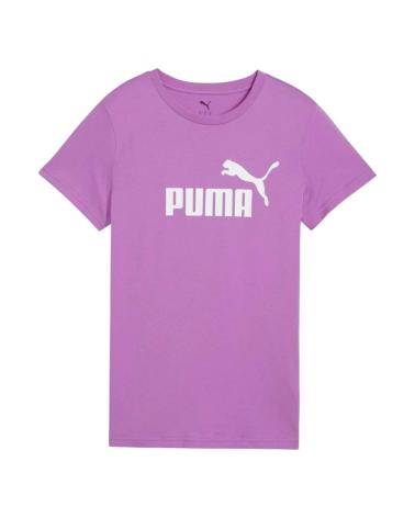 PUMA ESSENTIALS Nº 1 LOGO TEE WILD BERRY 682371 VIOLETA