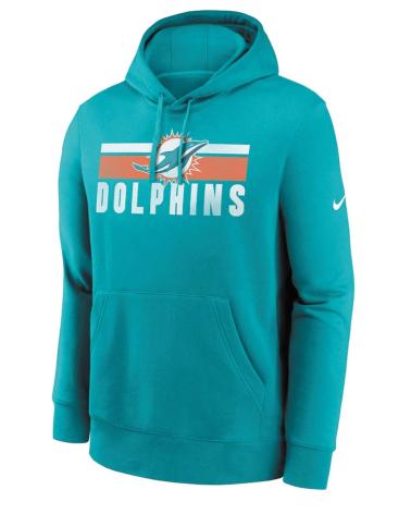 SUDADERA CON CAPUCHA NIKE CLUB NFL MIAMI DOLPHINS MULTICOLOR