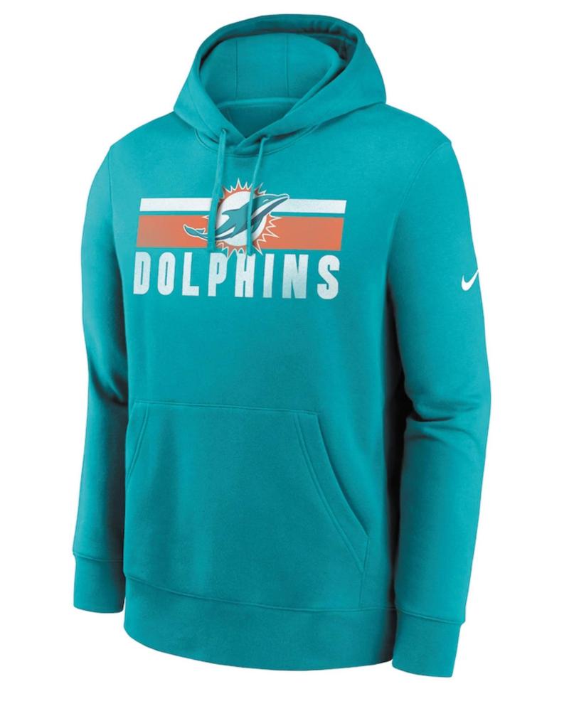 SUDADERA CON CAPUCHA NIKE CLUB NFL MIAMI DOLPHINS MULTICOLOR