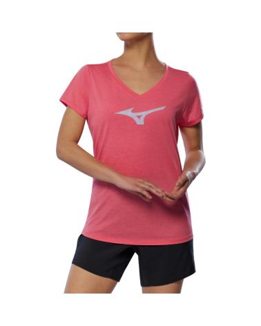 T-SHIRT RUNNING MIZUNO CORE RB CAMELLIA ROSE J2GAC213-64 ROSA