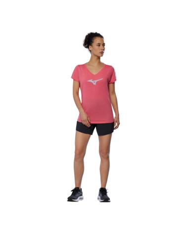 T-SHIRT RUNNING MIZUNO CORE RB CAMELLIA ROSE J2GAC213-64 ROSA