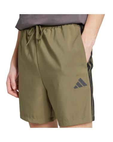 -ADIDAS-SHORT-3-BANDAS-CHELSEA-OLIVA-NEGRO-JW1901-PANTALON-COR-VERDE