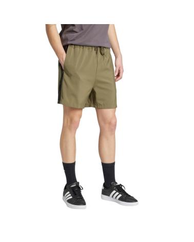 -ADIDAS-SHORT-3-BANDAS-CHELSEA-OLIVA-NEGRO-JW1901-PANTALON-COR-VERDE