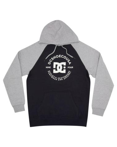 DC SHOES SUDADERA CON CAPUCHA STAR PILOT BLACK-GREY HEATHER MULTICOLOR