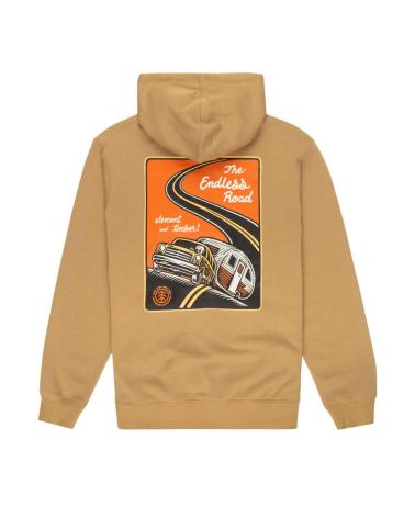 SUDADERA CON CAPUCHA ELEMENT TIMBER NOVEL KHAKI MULTICOLOR MULTICOLOR