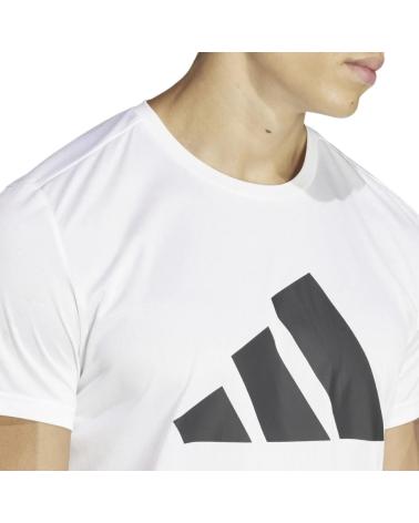 T-SHIRT ADIDAS RUN IT IN0075 BLANC WHITE