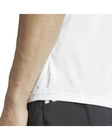 T-SHIRT ADIDAS RUN IT IN0075 BLANC WHITE