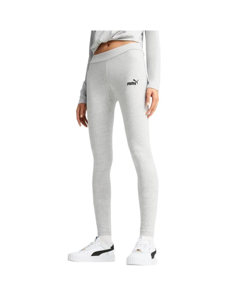 LEGGINGS PUMA ESSENTIALS Nº1 LOGO 682422-04 GRIGIO GRIS
