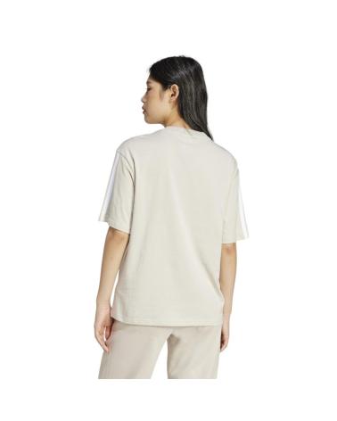 T-SHIRT ADIDAS 3 BANDES SJ BJ BEIGE POUR FEMME JE1219 BEIGE