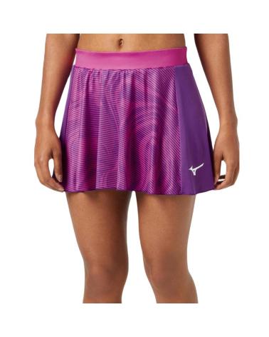 MIZUNO FALDA PANTALÓN PRINTED FLYING SKIRT PÚRPURA PARA TENIS Y PÁDEL VIOLETA