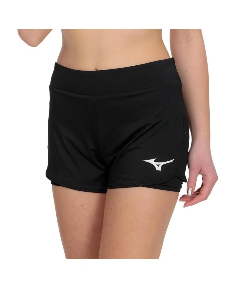 MIZUNO PANTALON CORTO EN PARA MUJER NEGRO