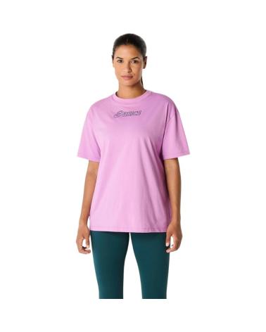 ASICS LOGO TEE 2032C843-701 - VIOLETTES DAMEN-T-SHIRT VIOLETA