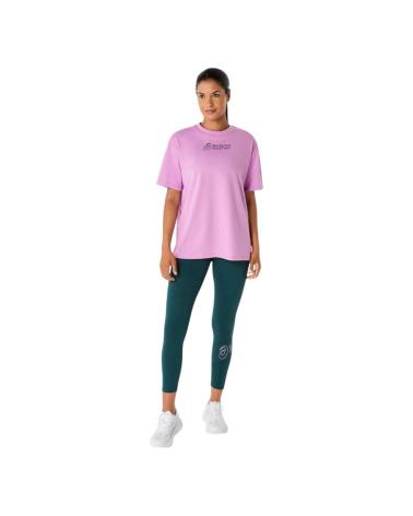 ASICS LOGO TEE 2032C843-701 - VIOLETTES DAMEN-T-SHIRT VIOLETA