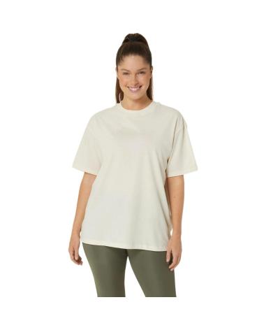 ASICS LOGO TEE 2032C843-201 - BEIGES DAMEN-T-SHIRT BEIGE