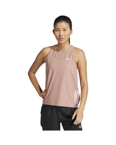ADIDAS OWN THE RUN JD4144 PINK BROWN SLEEVELESS T-SHIRT MARRóN