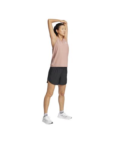 ADIDAS OWN THE RUN JD4144 PINK BROWN SLEEVELESS T-SHIRT MARRóN
