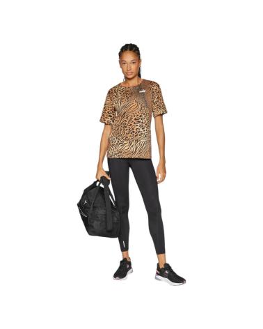 PUMA ESSENTIALS GRAPHIC ANIMAL LEOPARDEN-T-SHIRT 688533-63 BRAUN MARRóN