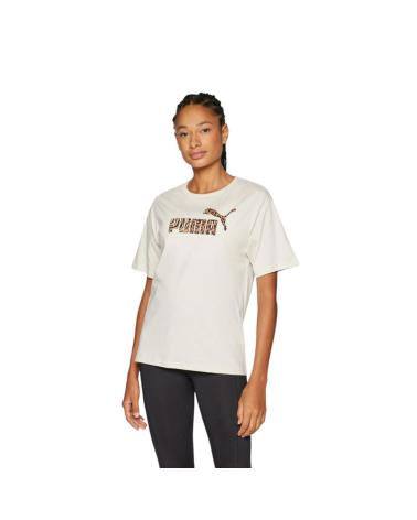 PUMA CAMISETA ESSENTIALS GRAPHIC ANIMAL 688532-87 BEIGE BEIGE