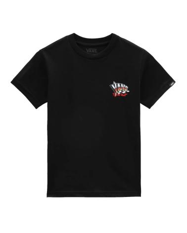 VANS OFF THE WALL CAMISETA HOLE SHOT SS NEGRA MULTICOLOR PARA NIÑO MULTICOLOR
