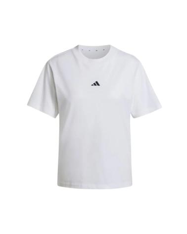 T-SHIRT ADIDAS ESSENTIALS SMALL LOGO JC5944 BIANCA CLARO