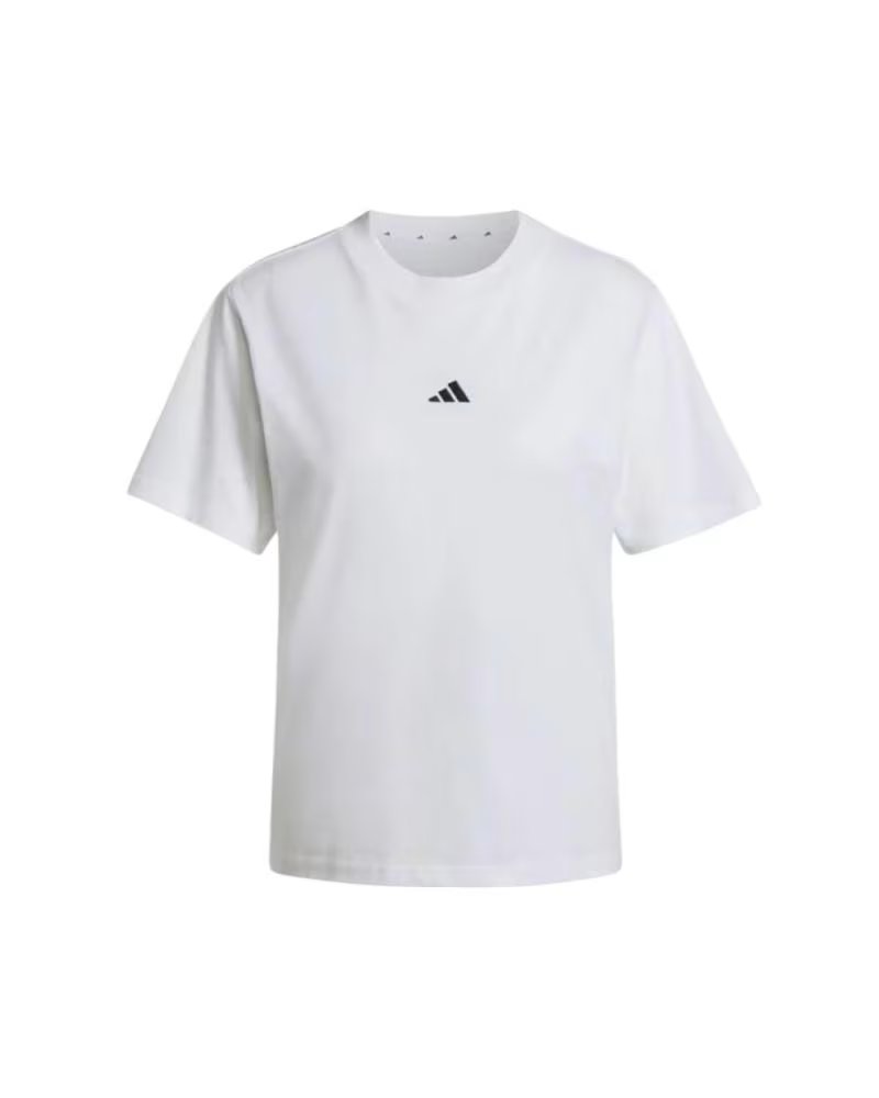ADIDAS ESSENTIALS SMALL LOGO JC5944 WHITE T-SHIRT CLARO